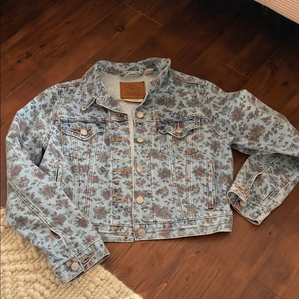 Levi's Floral Denim Jacket